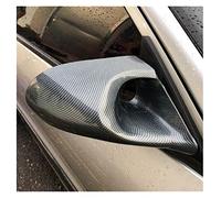 Car Mirror Cover A Pair Adjustable Car Manual Door Wing Spoon Style Rear View Wing Side Mirror For Civic EK Sedan 4Dr 1996-2000 Mirror Covers Caps(Carbon Fiber Look)