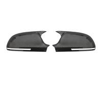 Car Mirror Cover Cap For A3 8P For A4 For A5 B8 2008-2009 ABS Material Carbon Appearance Mirror Cover Rearview Side Cap S Line(Carbon fiber pattern)