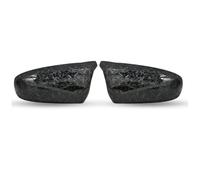 Car Mirror Cover Cap For BMW For X5 For X6 E70 E71 2007-2013 Carbon Fiber/ABS 2x Mirror Cover Car Side Rearview Cap Shell Replacement(Forged Carbon Look)
