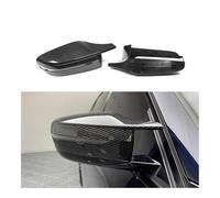Car Mirror Cover Compatible For BMW M3 G80 G81 CS M4 G82 G83 CSL 2021-2025 Replace Cap Wing Carbon Fiber Black Look Trim Shell Part Accessories(Carbon fiber Look)