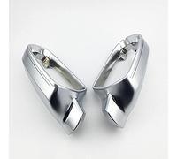 Car Mirror Cover Fit For Audi A4 B8.5 A3 A5 S5 RS5 Matte Chrome Silver Rearview Mirror Cover Protection Cap Car Styling-withouot_Side_Assist