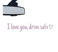 Car Mirror Decal, Interior Decor, 4inch Premium Vinyl Material with Easy Application Feature, Rearview Mirror Decals for SUV, Pickups, Scooters, Dashboard, Phone, Cup, Laptop, Window, Highway, Night,