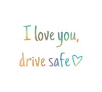 Car Mirror Film | Vehicle Safety Accessories - I Love You Rear View Mirror Sticker - for Truck Car Motorcycle Birthday Couples Driver Daily Highway Windscreen Long Travel