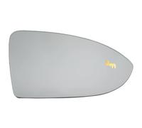 Car Mirror Glass Backing Plate Glass For VW For Golf 7 2015-2020 Blind Spot Heated Side Mirror Glass Lens Rearview Mirror Glass Lens Accessories(Co-pilot)