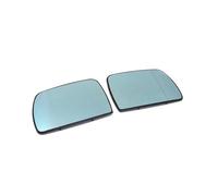 Car Mirror Glass Compatible With BMW X5 E53 1999 2000 2001 2002 2003 2004 2005 2006 51167039596, 51167039597 Car Side Blue Heated Electric Wide Angle Wing Mirror Glass(Right and Left)