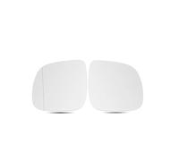 Car Mirror Glass Compatible With VW For Amarok 2010 2011 2012 2013 2014 2015 2016 2017 2018 CAR Side Rearview Mirror Glass To With Heated Convex Base Wide Angle Mirror Glass(1 Pair)