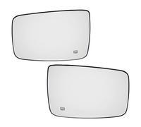 Car Mirror Glass Lens Car Exterior Mirror Glass for Dodge for RAM 1500 2500 2009-2019 Car Left Or Right Side Heated Car Door Wing Mirror Glass Auto Rearview Mirror Glass with Base