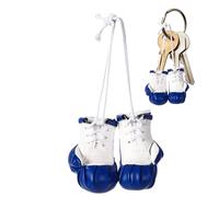 Car Mirror Hanger for Boxing Gloves, Mini Boxing Gloves for Car - Mini PU Leather Keyring, Multifunctional Decorative Accessories for Interior Pendant