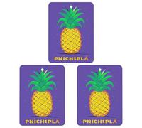 Car Mirror Hanging Air Freshener Exquisite Psych Pineapple Quote Printed Car Aromatherapy Sheet Car Aromatherapy Tablets Scented Car Perfume Air Freshener