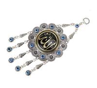 Car Mirror Hanging Ornament, Blue Evil Eye Hanging Ornament, Islamic Turkish Blue Evil Eye Blessing Amulet Wall Hanging Decor Protector Muslim