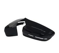 Car Mirror Housing Compatible With BMW For G11 LCI For G12 2018-2020 For 2014-2019 Car Rearview Side Mirror Cover Caps Carbon Fiber Look M Style(Black A)