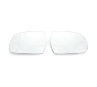 Car Mirror Parts Car Rear View Mirror Door Wing Glass For A6 C6 A4 Avant 2009 A5 Q3 8K0857536F 8K0857535F Heated Glass Reversing Lens(Left and Right)