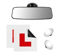 Car Mirror Set, Rear View Mirror for Driving Test,Learner Plates Blind Spot Mirrors for Cars,Rotatable & Adjustable,Car Mirror Set for Examiner Car Accessories Car Traffic Necessitrise