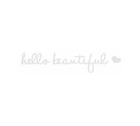 Car Mirror Sticker - Waterproof Rear View Mirror Sticker, Decorative Vehicle Accessories, "Hello Beautiful Sign", Car Window Sticker | Stylish Mirror Sticker for Cars, and Trucks for