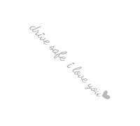 Car Mirror Stickers | Drives Carefully I Love Car Mirror Sticker, Aquatic Decor For Dashboard | Birthday Gift Daily Drivers