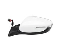 Car Mirror Unit Car Complete Wing Mirrors For Kia K3 K3S 2012-2017 5,6,7,8 Pins Full Door Rearview Mirror Assembly Electric Adjustment Exterior Wing Mirrors Assy(White,5 pins left)