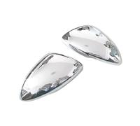 Car Mirrors For Chevrolet For Cruze 2017 2018 2019 Car Rearview Side Mirror Cover Wing Cap Exterior Shell Trim ABS Carbon/Chrome Rearview Mirror Cover(Silver)