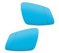 Car Mirrors Glass For F02 F07 F10 F18 E60 For 5 Series For 7 Series Blue Wing Mirror Glass Self-Adhesive Blind Spot Left Right Side Replacement(Left and Right)