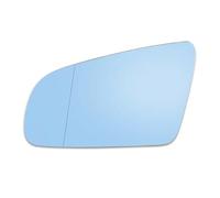 Car Mirrors Replacement Wing Mirror Glass For A3 For S3 For A4 For S4 For A6 2002-2008 Left Right Door Side Heated Wing Mirror Glass Rearview White Blue 8E0857535E 8E0857536E(Left Blue)