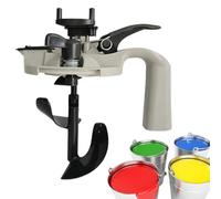 Car Mixer Paint Cap - Gallon Paints Lid, Mixing Cover | Spill Proof Dispenser Water Based And Solvent Paint, Manual Stirring Lid For Body Shop, Handy Pouring Accessory Workshop Use Household Remodelin