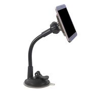 Car Mobile Phone Holder - Multi-Angle Adjustable Phone Holder, Portable Electronic Device Mount, Adjustable Portable Device holder, Suction Cup Magnetic phones Mount Compatible, Mini Tablets & More