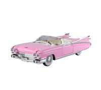 car mode 1:24 For Cadillac The Hillbilly Cat 1959 Series 62 Luxury Car Alloy Diecast Model Indoor Desktop Decoration Ornaments alloy Diecast(Pink-boxed)
