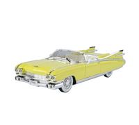 car mode 1:24 For Cadillac The Hillbilly Cat 1959 Series 62 Luxury Car Alloy Diecast Model Indoor Desktop Decoration Ornaments alloy Diecast(Yellow-boxed)