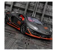 car mode 1:24 For Lamborghini Aventador SVJ 63 Alloy Racing Car Diecasts Metal Simulation Supercar Model Collection alloy Diecast(Black)