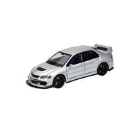car model 1:32 for Mitsubishi for Lancer Evolution Ninth Generation Super Racing Metal Alloy Diecast Car Model (Batteries Not Included)(Silver)