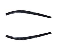 Car Modeling Front Headlight Eyebrow Eyelid Trim Cover Exterior Modification For Tiguan MK1 2011 2012 2013 2014 Styling Refit Exterior Accessories(Carbon fiber pattern)
