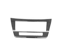Car Modification Compatible with for C Class W204 2010 2011 2012 2013 Carbon Fiber Radio Emergency Light Button Panel Cover Trim Sticker