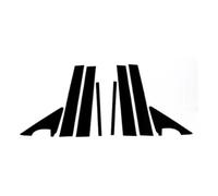 Car Modification Compatible with Infiniti for Q50 Q50L 2015 2016 2017 2018 2019 Car Styling Carbon Fiber Diagram Window Trim Garnish Pillar Middle Sticker Decoration Film 8pcs/Set