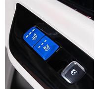 Car modification Compatible With Kia For Carnival 2021 2022 2023 Car Interior Aluminum Alloy Seat Control Button Knob Cover Switch Sticker(7)