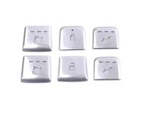Car modification Compatible With Kia For Carnival 2021 2022 2023 Car Interior Aluminum Alloy Seat Control Button Knob Cover Switch Sticker(6)