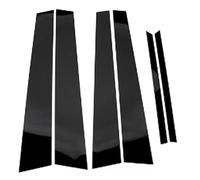 Car modification Compatible With Toyota For Camry XV50 7th 2012 2013 2014 2015 2016 2017 6 Pcs Car Window Trim Cover Column Pillar Posts Door Sticker Decal Accessories