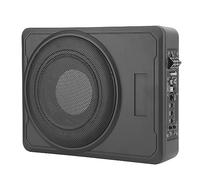 Car Modified Car Subwoofer Active Subwoofer Speaker der The Ultra-Thin Subwoofer Black 10 Inches 12V 800WCar SubwooferCar Subwoofer Slim Amplifier Bass Enclosure Speaker der D