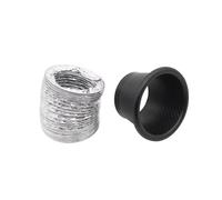 Car Mods Air Intake Filter Air Intake Pipe Kit Universal Car Front Bumper For Turbo Turbine Inlet Hose Air Funnel Carbon Admission Tube Kit Fiber Look