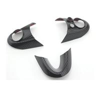 Car Molding Strip ABS Carbon Fibre Steering Wheel Button Cover Sticker For Mini For Cooper S JCW F55 F54 F56 F57 F60 Interior Decoration Accessories