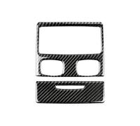 Car Molding Strip Car Carbon Fiber Rear Seat Air Conditioner Outlet Vent Decoration Cover Trim Decal for BMW 3 Series E90 E92 2005-2012 Accessory