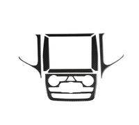 Car Molding Strip for Jeep for Grand Cherokee 2014-2018 Car Center Console Navigation Dashboard Decoration Cover Trim Stickers Interior Accessories(Black)