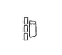 Car Molding Strip for Vw for Golf 7 for GTI for Mk7 2013-2019 Window Glass Lift Buttons Panel Trim Frame Decor Sticker Car Accessories Car Interior(RHD A)