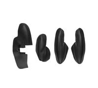 Car Molding Strip For VW For Touran 2006 2007 2008 2009 2010 2011 2012-2015 4 X Microfiber Leather Door Panel/Door Armrest Cover Protective Trim Car Interior(4xDoor Armrest Black)