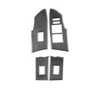 Car Molding Strip Window Lift Switch Button Panel Decoration Trim Cover Sticker Decal for Corolla 2014 2015 2016 2017 2018 Car Accessories(LHD)