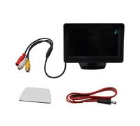 Car Monitor with 5 Inch TFT LCD Screen for Reverse Camera, 1080P AHD Resolution, Supports NTSC AUTO Signal Formats and Dual Video Inputs