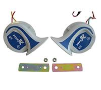 Car Motorbike Horn Dual Tone High and Low Pitch Tone Sound 12V 110dB for 4X4 Buggy Van Truck Lorry Quad Pick Up 4WD - PAIR (Type 1061)
