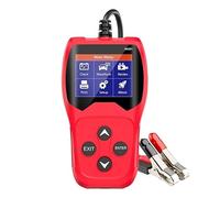 Car Motorcycle Battery Tester Analyze Car Battery Test Tools 2000CCA 12V Loading Quick Cranking Charging Diagnostic(Ancel BA101 Red)