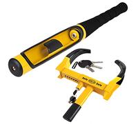 Car Motorhome Campervan Anti Theft Security Set Steering Wheel Lock and Clamp Extendable Heavy Duty Alca Germany A303000/A306000