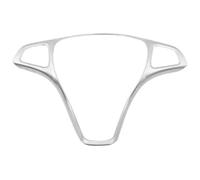 Car Moulding Strips For B&enz For C E Class GLC CLA GLA W205 W213 X253 X156 ABS Carbon Fiber Car Steering Wheel Panel Trim Cover(Silvery)