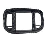 Car Moulding Strips For Dodge For Charger 2015+ Dashboard DVD Navigation Screen Frame Cover Trim(Black Carbon Fiber Look)