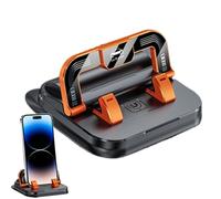 Car Mount - 360-Degree Rotation Adjustable Suction Base Phone Rack, Heavy Duty Universal Dashboard Windshield Cradle, Top Performance Automotive Category, Black Industrial Strength